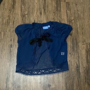 3 items for 10$ ! 🚨Sheer Blue Vera Wang Top